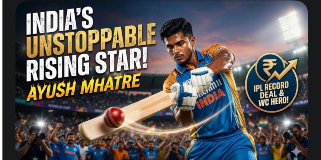 Ayush Mhatre The Unstoppable Rising Star of Indian Cricket Leading a New Era