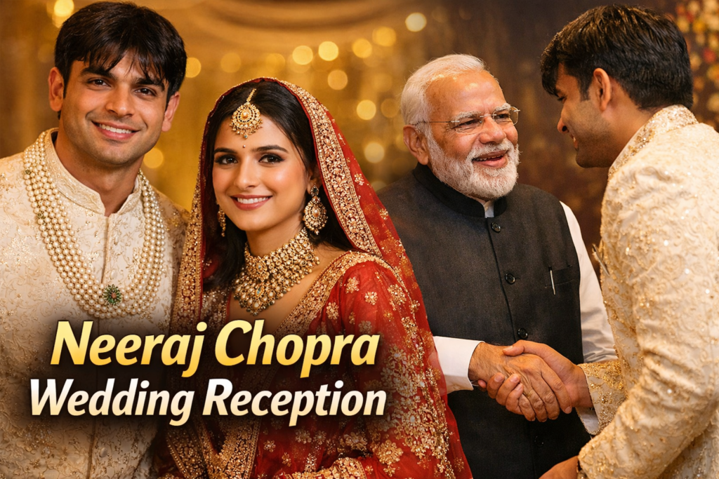Neeraj Chopra Wedding Reception