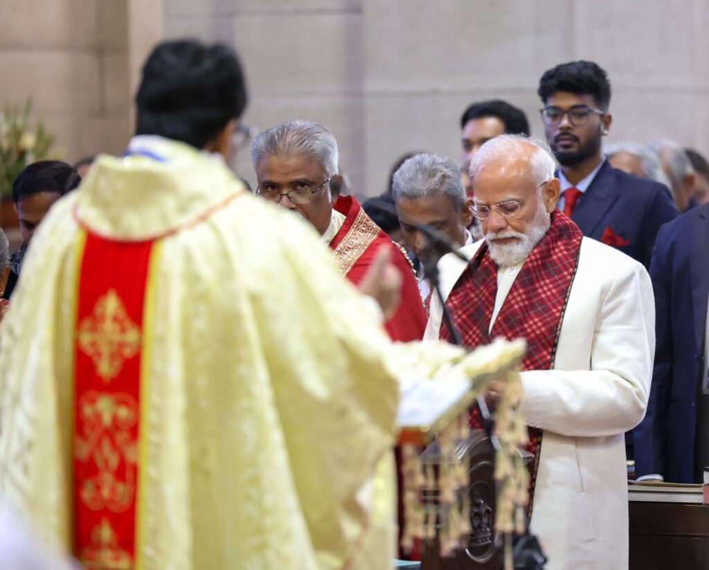 PM Modi Attends Christmas