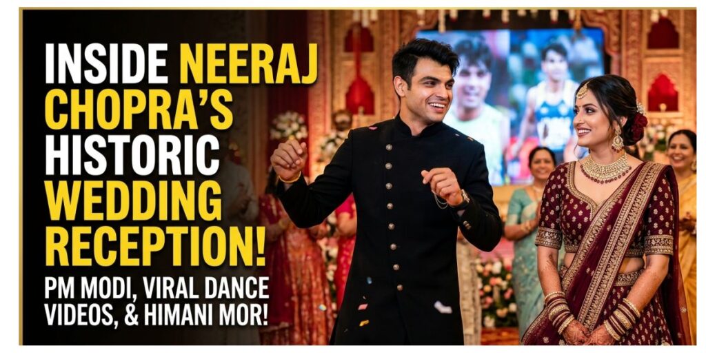 Neeraj Chopra wedding Recipcent