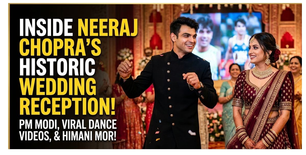 Neeraj Chopra wedding Recipcent