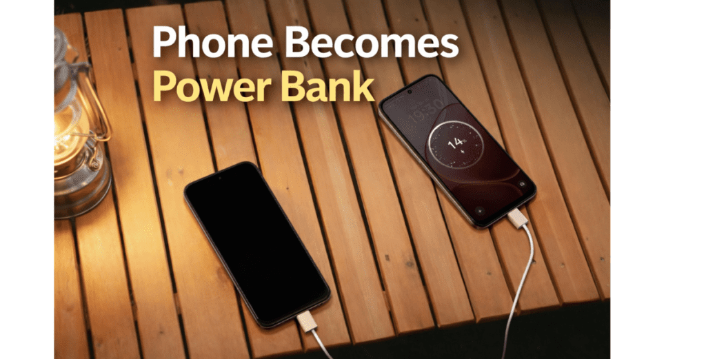 OPPO A6 Pro 5G Reverse Wired Charging 