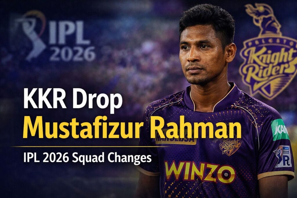 KKR Release Mustafizur Rahman From IPL 2026
