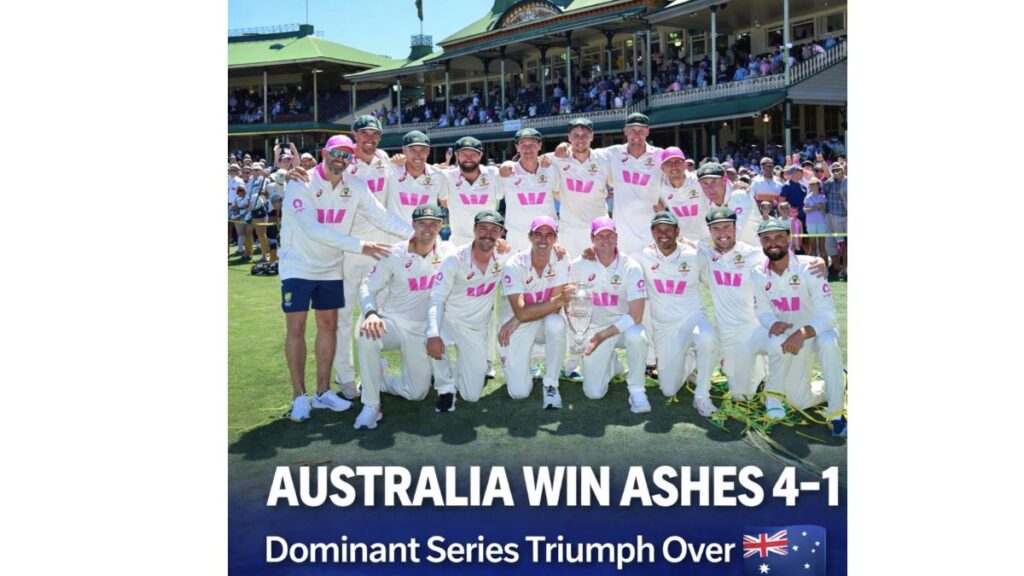 Ashes series result 2026