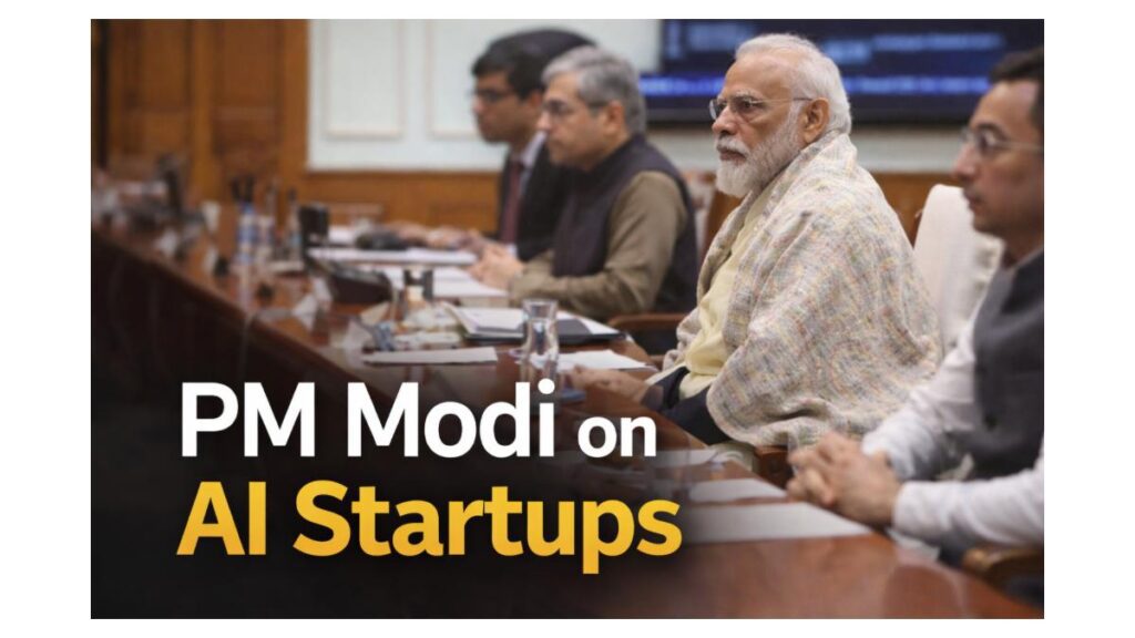 PM Modi Meets AI Startup Founders
