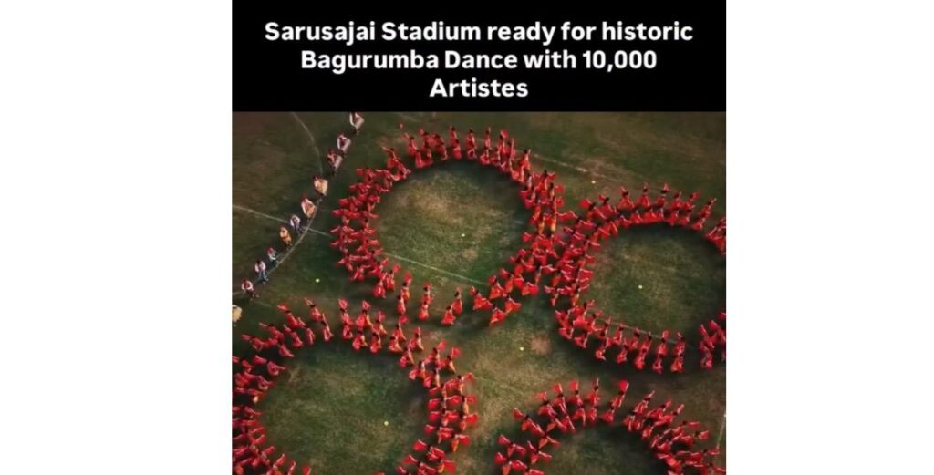 Bagurumba Dance at Sarusajai Stadium