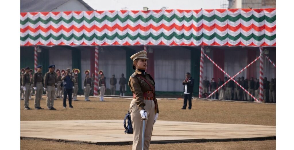 Assam Police DGP Reviews Republic Day