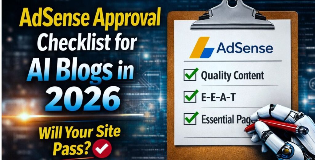 AdSense Approval Checklist for AI Blogs