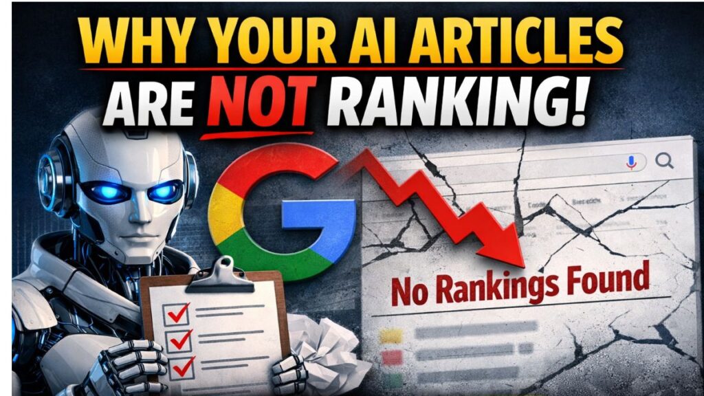 Why AI Articles Are Not Ranking on Google in 2026: The Quiet Shift That’s Reshaping Search Visibility