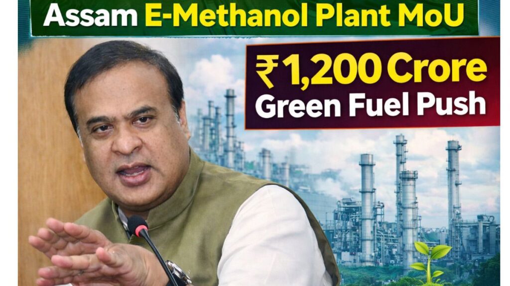 Assam E-Methanol Plant MoU Signals a Historic Clean Energy Shift for India’s Green Shipping Future