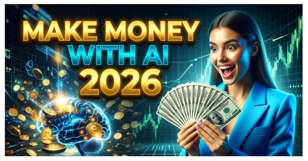 How to Make Money With AI in 2026: 9 Proven Ways That Actually Work 1 9 proven ways to make money with AI in 2026 — beginner guide infographi