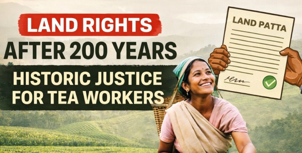  Assam land patta drive for tea garden workers