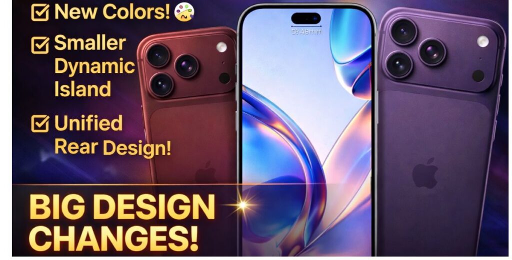 iPhone 18 Pro design leak