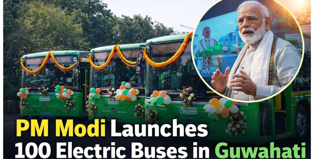 100 electric buses in Guwahati