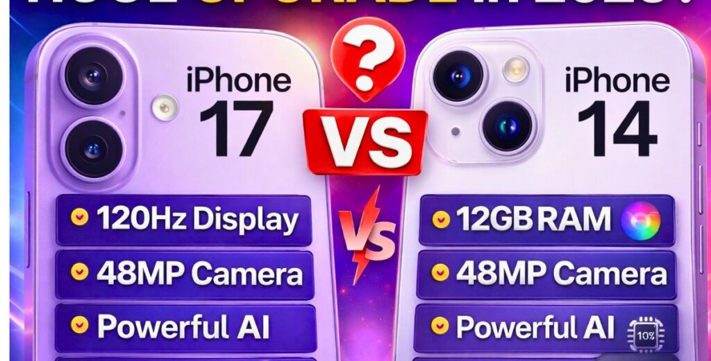 iPhone 17 vs iPhone 14