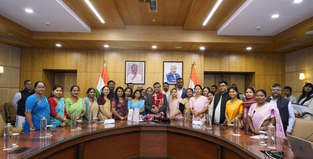 Himanta Biswa Sarma meets Zila Parishad chiefs in Guwahat