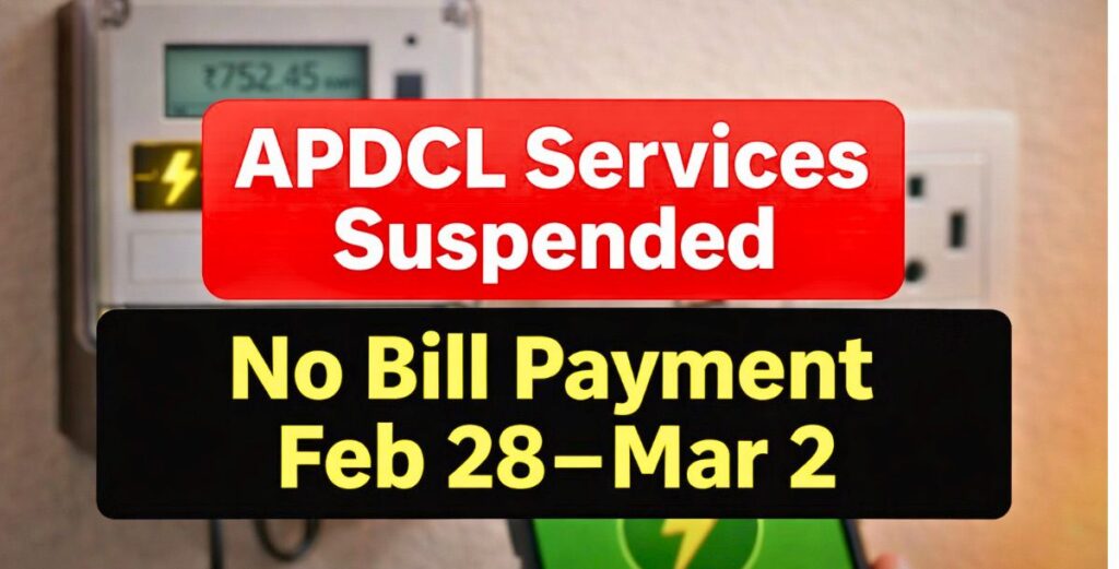 APDCL Services Offline Feb 28–Mar 2
