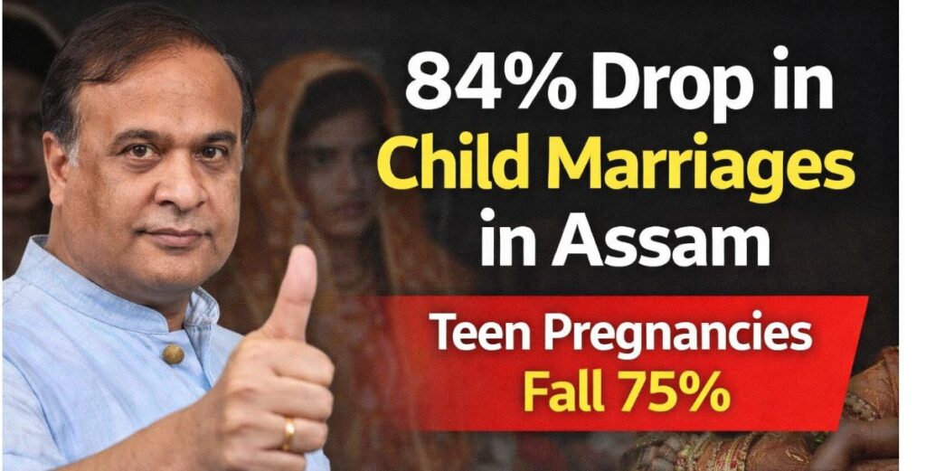 Assam Reports Sharp Drop in Child Marriage Cases 84% Decline 