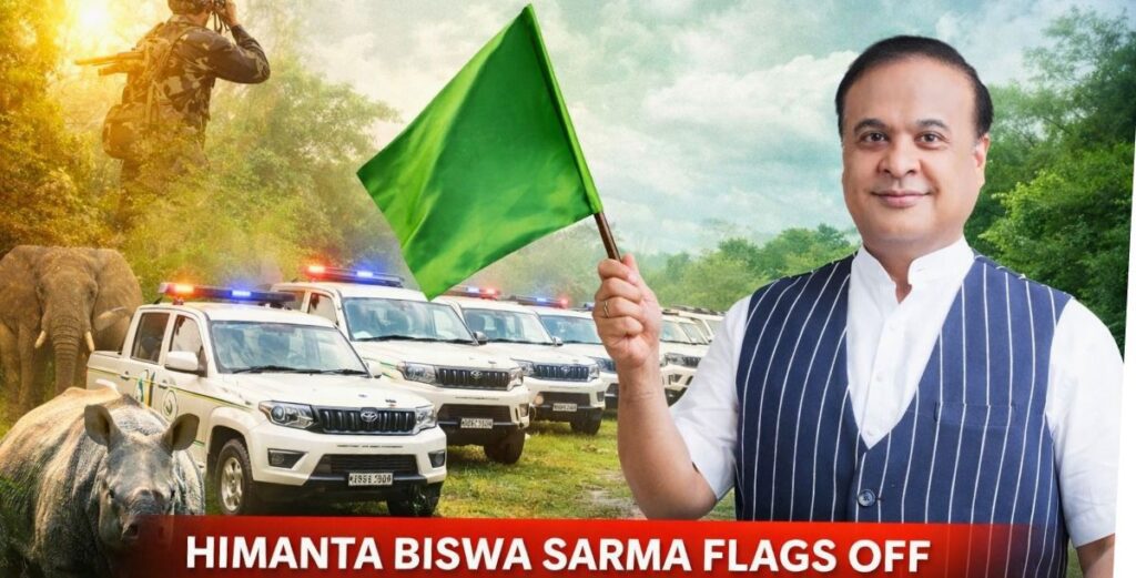 Himanta Biswa Sarma Flags Off 143 Forest Department 
