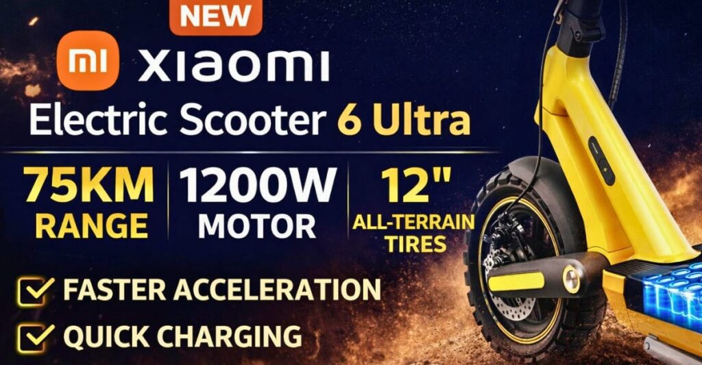 Xiaomi Electric Scooter 6 Ultra Revealed 