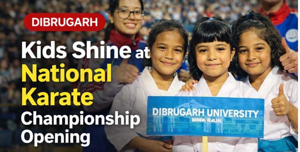 Dibrugarh Kids Team Kata All India Inter University Karate Championship 2025-26