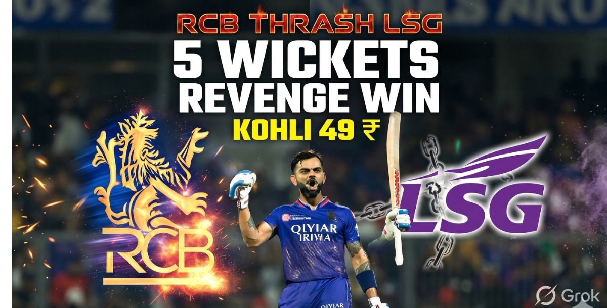 RCB vs LSG IPL 2026