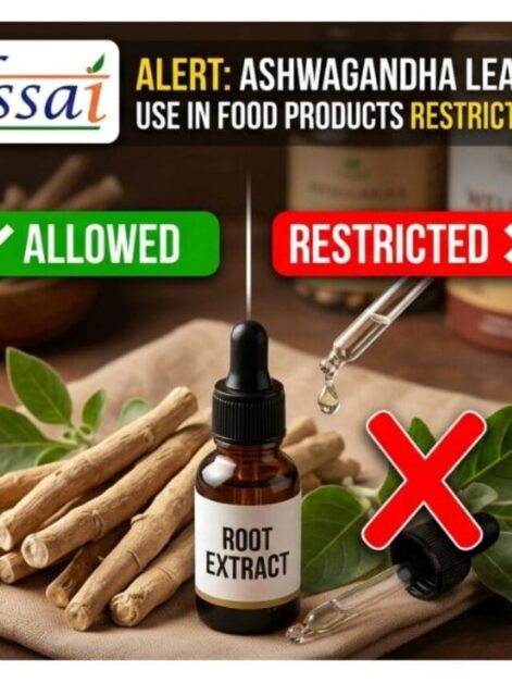 FSSAI Restricts Ashwagandha Leaves in Food