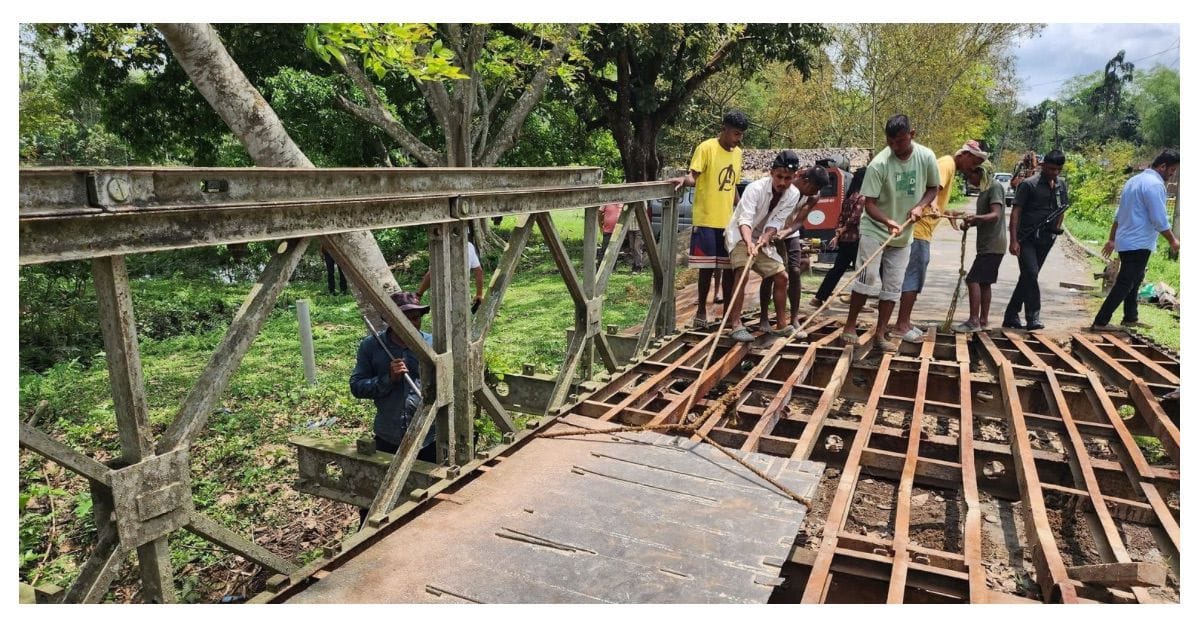 Naoholia-Tinsukia bridge repair