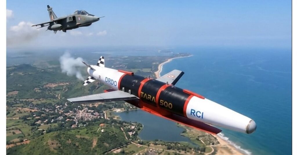 DRDO and IAF successfully conducted the maiden flight trial of the TARA (Tactical Advanced Range Augmentation) glide weapon system off the Odisha coast on May 7, 2026.  