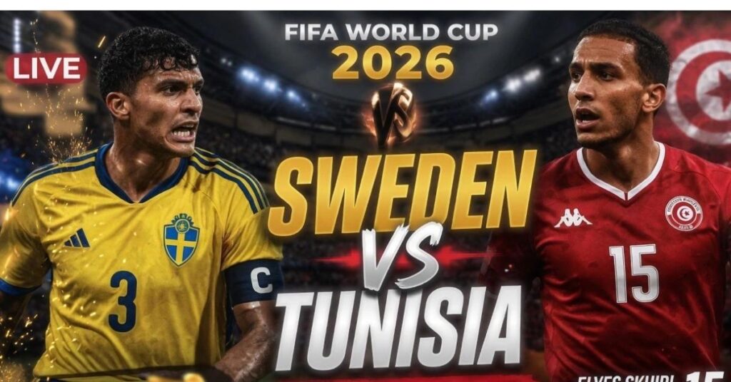Sweden vs Tunisia World Cup 2026: Sweden Crush Tunisia 5-1 in Group F Opener — Full Match Report, Goals & Highlights 2 sweden vs tunisia