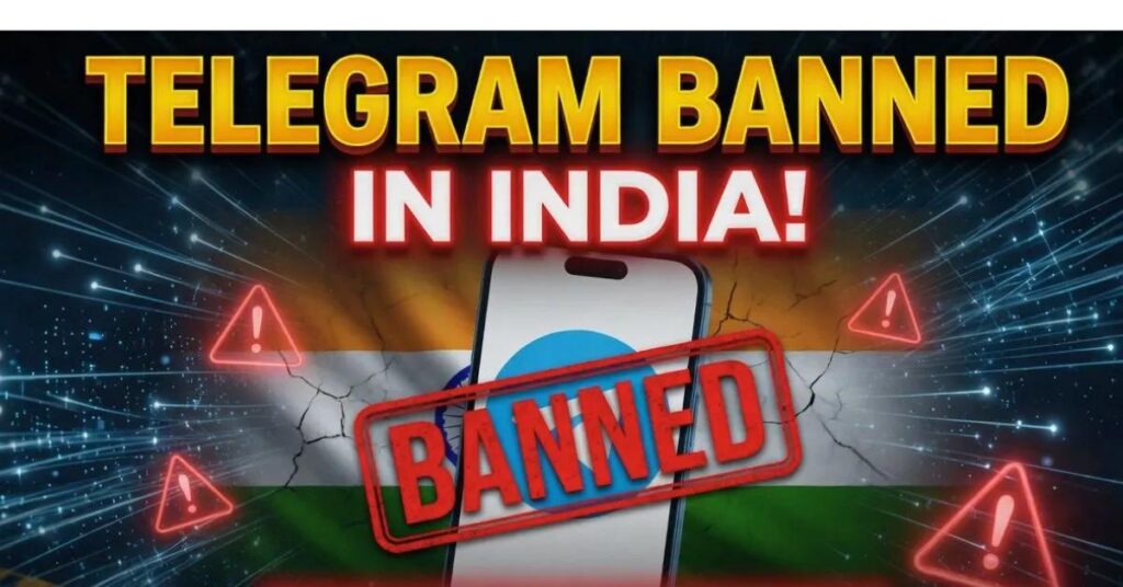 telegram banned in india