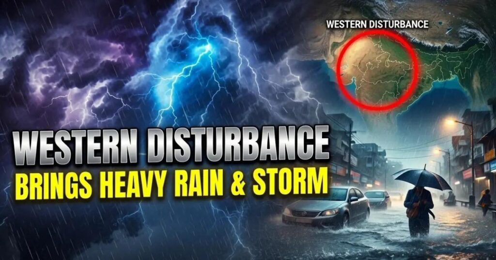 western disturbance india 2026