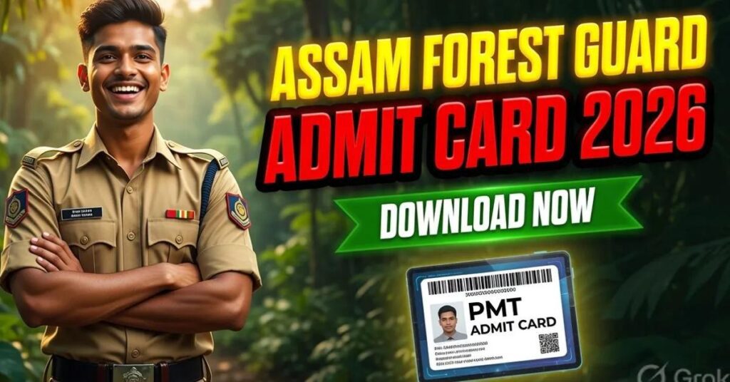 BTC Forest Guard Admit Card 2026