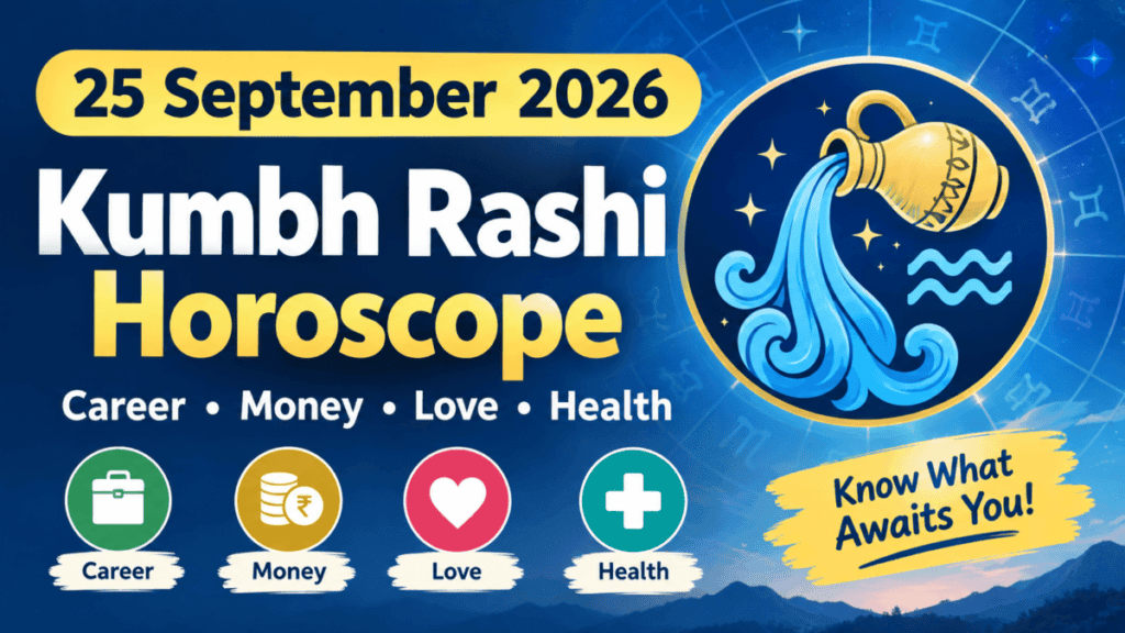 25 September 2026 Kumbh Rashi Horoscope: Career, Money, Love and Health Predictions 1 3F739572 C312 40C5 BC3A 020FAD9DA261